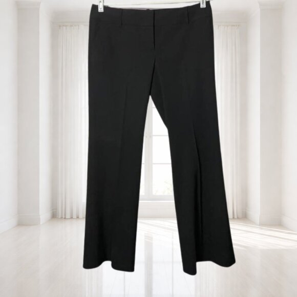 Halogen Whitney NWT Black Boyfriend Low Rise Pants Size 8 Nordstrom - Picture 2 of 5